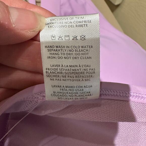 Eidonsurf Bikini Large bottoms and E top NWT Orchid Purple Micro Bikini P\ - Picture 13 of 16